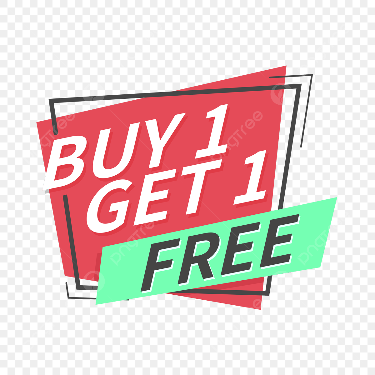 One Clipart Transparent Background, Buy One Get One Free Promotion ... One Clipart Transparent Background, Buy One Get One Free Promotion ...