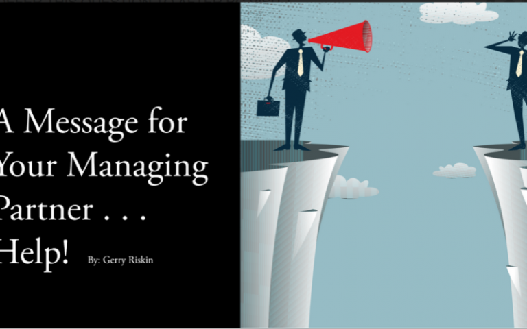 The role of managing partners in a growing law firm